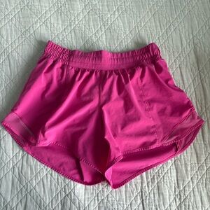 Hot Pink Lululemon Hotty Hot Shorts- Women’s Size 6 Tall